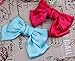 5 Pcs 8" Large Big Huge Oversize Soft Silky Hair Bows Clip Lolita Party Girl Women French Barrette Hair Clips