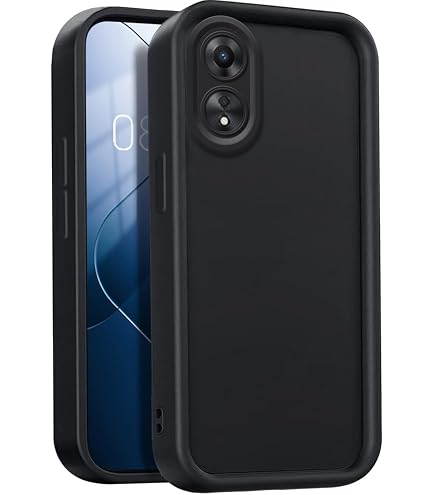 GOKEN Cover per Oppo A78 5G, Silicone TPU Custodia, Design in Pelle (Non Pelle), Soft Rubber Protettiva Case, Antiurto Antiscivolo Protezione Shell, Blu