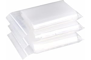 YOFADCI Zip Bolsas Bolsa Reutilizable de Cerradura de Cremallera Reutilizable Fuerte, Engrosamiento y Duradero, Cerradura para Cerrar, 20 x 28 cm, 50 unidades (Grande)