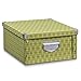Produktbild Zeller 17698 Aufbewahrungsbox"Texture", Pappe, L 40 x B 33 x H 17 cm, pistazie