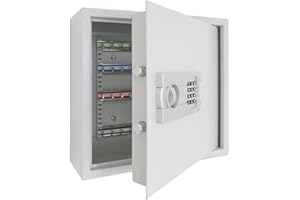 MELSMETALL Schlüsselschrank Schlüsseltresor SLE 80 Zahlenschloss Elektronikschloss