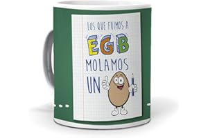 MUNDOHUEVO Taza Los Que fuimos a EGB molamos un Huevo