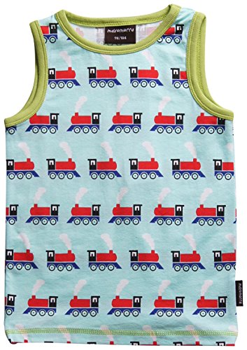 Maxomorra Tanktop - Trains - 86-92 cm / 1-2 years