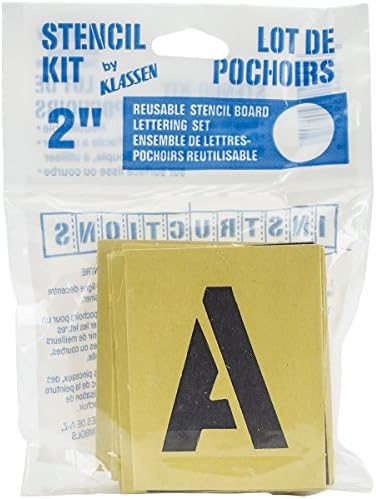 Reusable Stencil Lettering Kit-2"