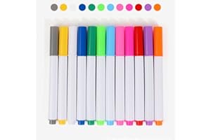 ‎JOJOFUNY jojofuny 12 Stücke Abwischbare Neon Marker Für LED Schreibtafeln Und Acryl Boards - Kreidestifte für Tafel Abwaschbar für Tafel, Fenster, Whiteboard