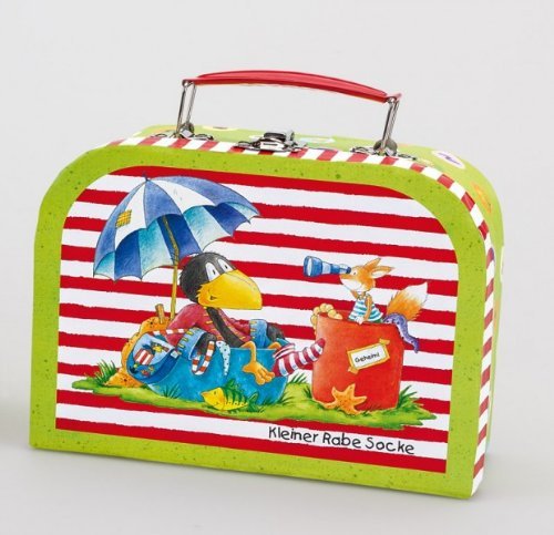 Preisvergleich Produktbild Mein Sammel-Pappkoffer vom kleinen Raben Socke "Alle meine Schätze!"