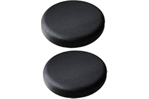 Fenteer 2Pack Black_35x10cm Non-slip Bar Stool Cover Round Sleeve Band Height 10cm Home Fashions