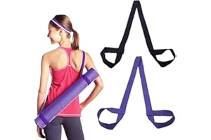 MANTIANXINGSHENL 2 Pcs Yoga Mat Carrying Mat Strap Strap Sling Mat Carrying Strap Sling Yoga Stretch Strap Yoga Mat Elastic Strap Fitness Stretching Strap Belt Pack Up Easily Different Mat