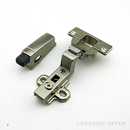 Preisvergleich Produktbild (8 Scharniere PLUS 4 Türdämpfer) Hettich 95° Dicktürscharnier Spezial, Innenanschlag Scharnier mit Türdämpfer Silent System, Scharnier für DICKE TÜR der Küchenschrank Kleiderschrank Schrank, Automatikscharnier Intermat 9935, Einliegend Scharnier, Deutschland Marke