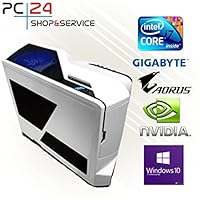 PC24 NZXT GAMER PC | INTEL i7-7700K @4x4,50GHz | 500GB Samsung M.2 960 | nVidia GF GTX 1080 mit 8GB RAM | 16GB DDR4 PC2133 RAM G.Skill | Gigabyte AORUS GA-Z270X-Gaming K5 | Windows 10 Pro | i7 Gaming PC
