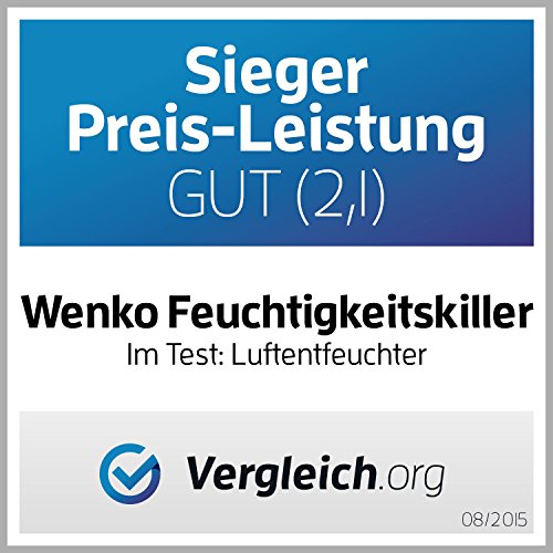 WENKO Feuchtigkeitskiller Nachfüllpack 3 x 1 kg, Raumentfeuchter - 4