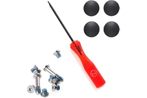 Padarsey 4 x GummifüÃŸe + 10 x schrauben + 1 x 5-Punkt-Pentalobe-Schraubendreher-Set, kompatibel mit MacBook Air A1370 A1369 A1465 A1466 27,9 cm 33 cm (11 Zoll) MacBook Air)