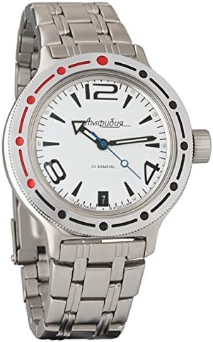 Vostok Amphibian Russian Military Diver 200WR Mechanical AUTO Self-Winding Wrist Watch 420273