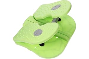 NOLITOY Aparato de entrenamiento para pies, ministepper, entrenador de piernas, plegable, debajo de la mesa, entrenamiento de piernas para casa, oficina, estiramiento de pantorrilla