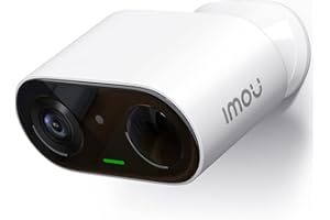 Bezprzewodowa kamera monitorująca Imou 2K WiFi Bateria, zewnętrzna/wewnętrzna kamera monitorująca, kolorowe widzenie w nocy, wykrywanie ludzi, IP65, dwukierunkowe audio, syrena