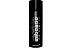 mibenco 71419005 flytande gummispray/sprayfilm, svart glänsande, 400 ml – ny färg och skydd för ytor och för att måla fälgar