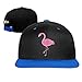 Produktbild Nubia Pink Flamingo Custom Baseball Hat Verstellbarer Flat Bill Cap Pink, Herren, Königsblau