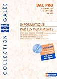 Image de Informatique par les documents Bac Pro commerce-services-vente