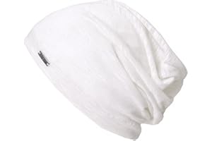 CHARM Czapka dla Mężczyźn i Kobiet na Lato 100% Bawełna - Uniseks Lekka Cienka Długa Typu Slouchy Beanie Do Chemioterapia Rak Oddychająca Antyalergenowa