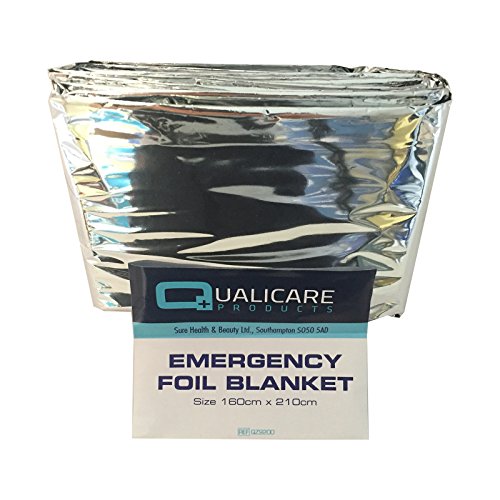 6 PACK OF QUALICARE THERMAL EMERGENCY FOIL SPACE FIRST AID SURVIVAL