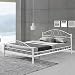 Produktbild Metallbett "Toskana" - 140 x 200 cm - weiß