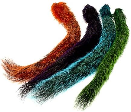 Taimen Fly Tying Squirrel Tail Green