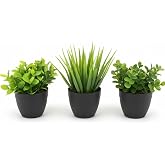 &Uuml;&ccedil;l&uuml; Mini Yapay Sukulent Seti &ndash; 8 cm Saksı, Dekoratif K&uuml;&ccedil;&uuml;k Bitki Seti, Ger&ccedil;ek&ccedil;i G&ouml;r&uuml;n&uuml;m, Salon Ofis Ev Masa &Uuml;st&uuml; S&uuml;s Bitkisi