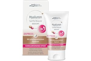 ‎MEDIPHARMA COSMETICS Hyaluron SanfteBräune Express Gesicht | Mit Schnellbräunungs-Effekt | Innerhalb drei Stunden | Natürlich aussehende Bräune | ohne Streifenbildung | Mit LSF15 | 30ml