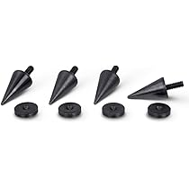 Pointes D'enceintes En Acier Inoxydable M6 - Lot De 4, Cône 20mm, Pour HiFi, Home Cinéma, Supports