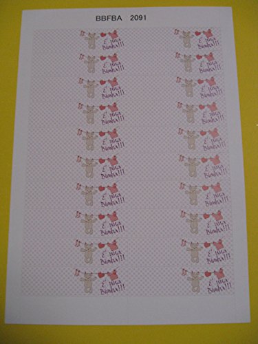 Preisvergleich Produktbild Karten weißen BOMBONIERA GEBURT MÄDCHEN