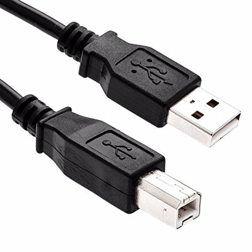 GizzmoHeaven 0,5M USB 2.0 Druckerkabel Kabel Stecker Typ A auf Stecker Typ B für Epson, HP, Canon, Lexmark und OKI USB-Drucker und Festplatten und andere Peripheriegeräte - 0,5 Meter