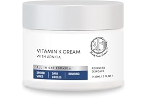 BEAUTY FACIAL EXTREME Crème à la vitamine K - Formule hydratante pour cicatriser les ecchymoses, les veines d'araignée et les capillaires cassés. Réduit les cernes sous les yeux, les ridules, les poches et les rides