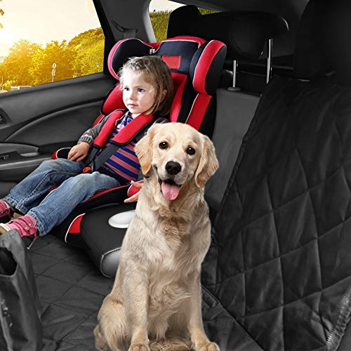 LOETAD-Housse-Protection-Voiture-Chien-Housse-de-Sige-pour-Chien-Antidrapante-avec-Fentre-en-Filet-2-Poches-Ceinture-de-Scurit-et-Sac-de-Rangement-pour-VoitureSUV-Camion-147x137x38cm