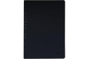 VIRTBST Kalendarz kieszonkowy 2024, A6, planer tygodniowy, 1 tydzień na 2 stronach, mały kalendarz 2024, planer 15 x 10 cm (czarny)