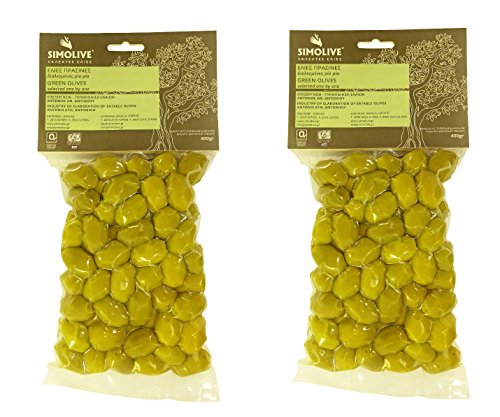 Grecques Olives Vertes de Chalkidiki poids net de 800g
