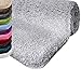 Produktbild casa pura Badematte | Kuscheliger Hochflor | Rutschfester Badvorleger | Viele Größen | Zum Set Kombinierbar | Öko-Tex 100 Zertifiziert | 80x150 cm | Silver Grey (Grau)