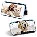 Produktbild Supremery New Nintendo 2DS XL Hülle, Tasche Crystal Clear Cover Case - Hund & Katze