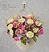 Produktbild Kunstblumen Yiting Simulation fake flower Set home Dekoration, tiefen Pulver 1.
