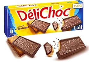 DELICHOC - Chocolat Au Lait 150G - Lot De 2
