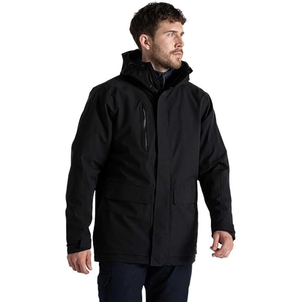 Veste Polaire Homme Craghoppers – Noire – Taille M – Poches Zippées