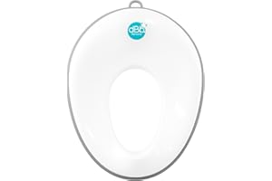 dBb Remond - Réducteur Adaptateur Toilette Enfant - Pourtour antidérapant - Anti-Glisse - Déflecteur Anti-Eclaboussure - Anneau d’Accrochage - Apprentissage Propreté - Confort - Ergonomique - Blanc