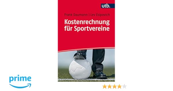 Kostenrechnung Fur Sportvereine Grundlagen Methoden Und Frank