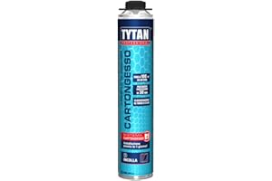 SCHIUMA ADESIVA PER CARTONGESSO TYTAN 840 ML PER PISTOLA PRESA RAPIDA