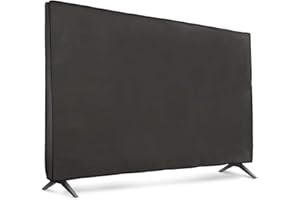 kwmobile Housse écran TV Compatible avec 40" TV - Protection d'écran télévision - Gris foncé