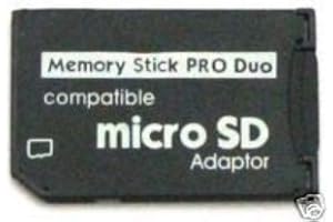 Memory Stick pro duo/Converter for Sony PSP & Camera