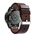 Produktbild Hunpta@ Armbanduhr Band für Garmin Fenix 5X Plus, Luxus-Lederband-Ersatz-Uhrenarmband mit Werkzeugen (As Show)