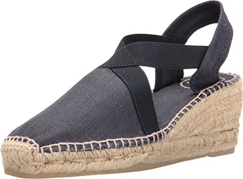 Preisvergleich Produktbild Toni Pons - Slingback Damen, Blau (Navy Linen), 41 EU M