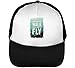 Produktbild Life Purpose | Dont Make Walk When I Want to Fly | Phrases Collection | Cool T Shirt | Nice to | Super | Osom Words | Popular Quotes Men's Baseball Trucker Cap Hat Snapback Black White