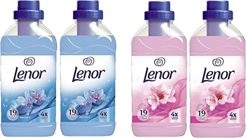 Preisvergleich Produktbild SparSet Lenor Weichspüler 2x Aprilfrisch + 2xLenor Blütenromantik