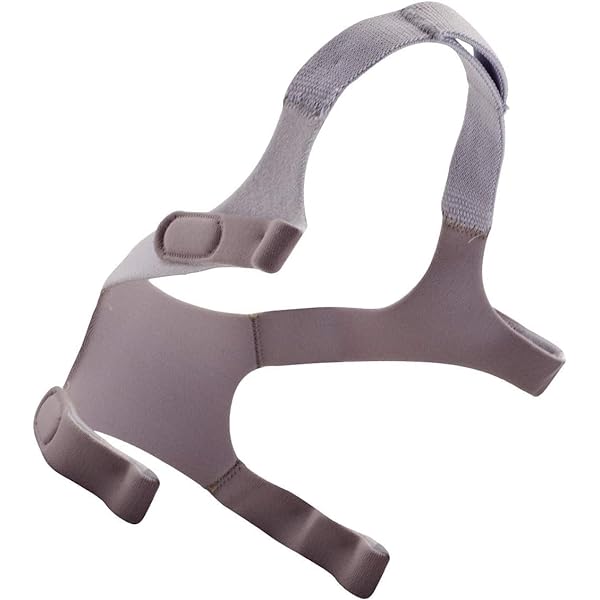 Sangle De Tête CPAP Remplacement - Tissu Doux Pour Cadre - Compatible Coussins Nasaux Universels - Confort Nuit